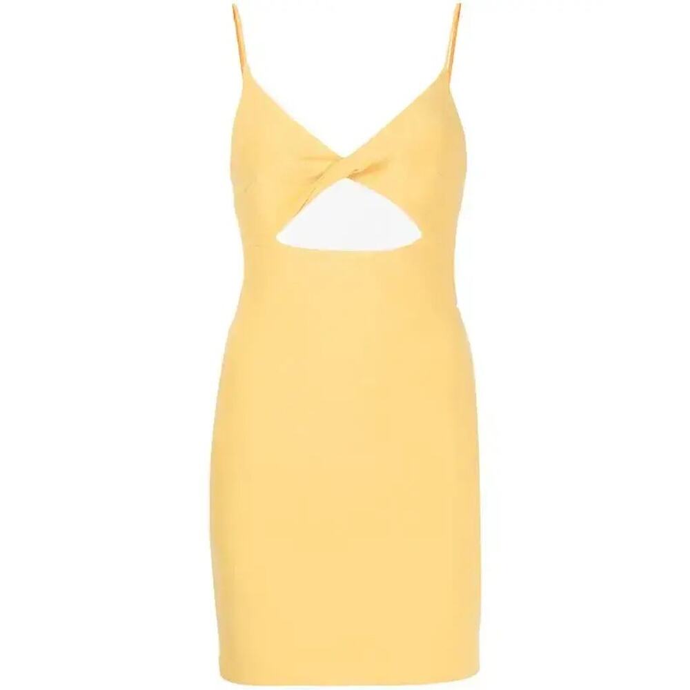 BEC & BRIDGE Cammi Twist Mini Dress - 6 Marigold